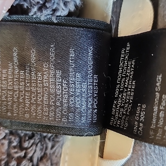 The North Face moonlight gray Wildcat soft shell plaid winter jacket M - Picture 14 of 16